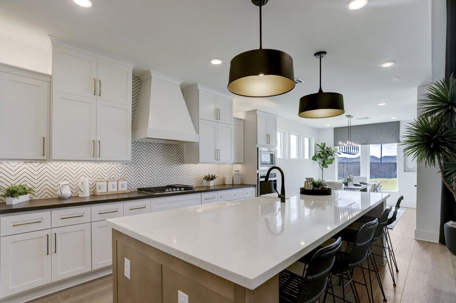 Furnished interior in a model home at Sunterra (Katy ISD) in Katy (Image 9).