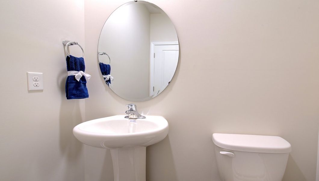 Furnished interior in a model home at Tap Root Farms in Fletcher (Image 36).