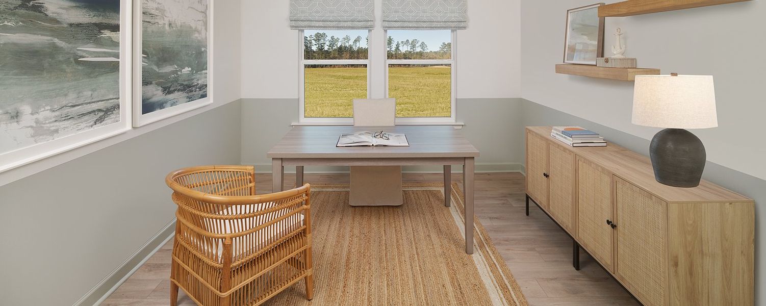 Furnished interior in a model home at Trieste at Bella Vita in Myrtle Beach (Image 14).