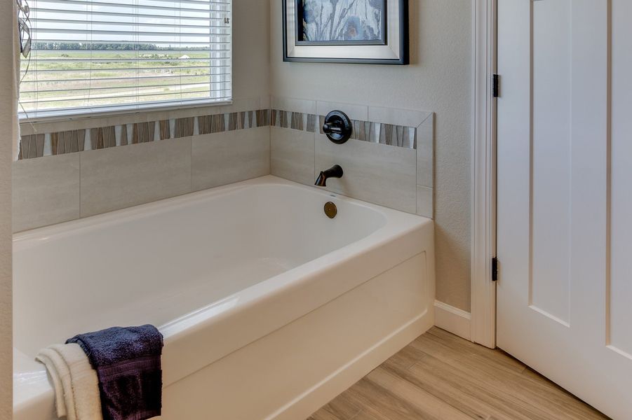 Furnished interior in a model home at Waterleigh in Moyock (Image 24).