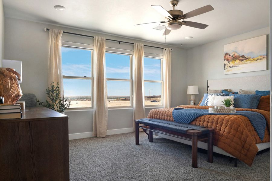 Furnished interior in a model home at The View at Desert Springs | Thoughtful Collection in El Paso (Image 12).