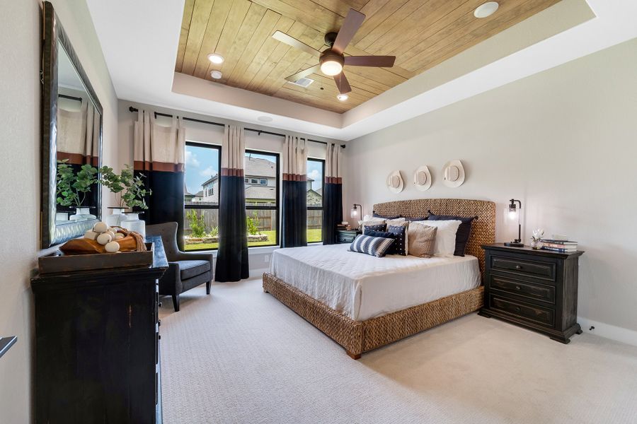 Furnished interior in a model home at Sunterra in Katy (Image 31). Furnished interior in a model home at Sunterra in Katy (Image 31).