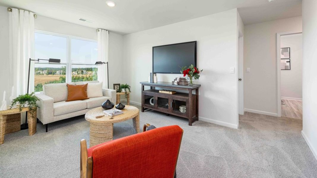 Furnished interior in a model home at Laurelbrook in Sherrills Ford (Image 38).