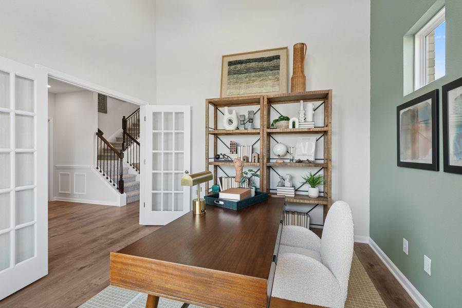 The Princeton II- Study into Foyer