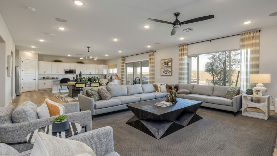 Furnished interior in a model home at Eminence at Alamar in Avondale (Image 5).
