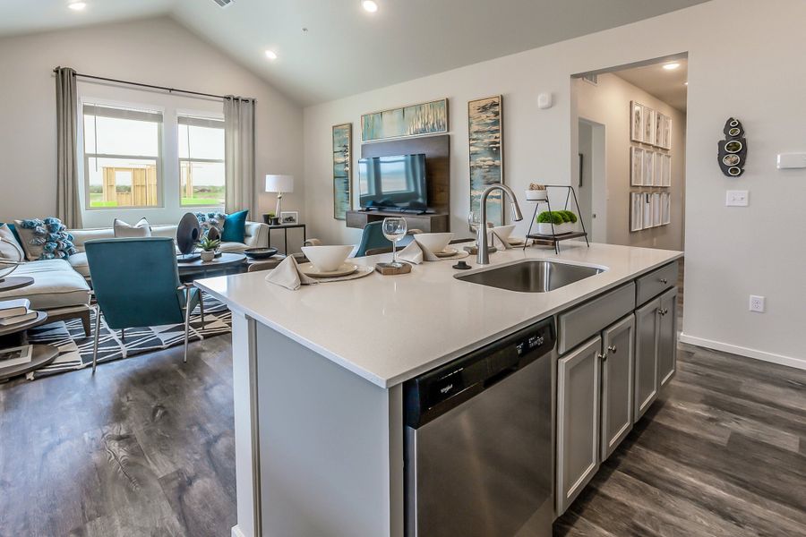Furnished interior in a model home at Raindance Condos in Windsor (Image 7). Furnished interior in a model home at Raindance Condos in Windsor (Image 7).