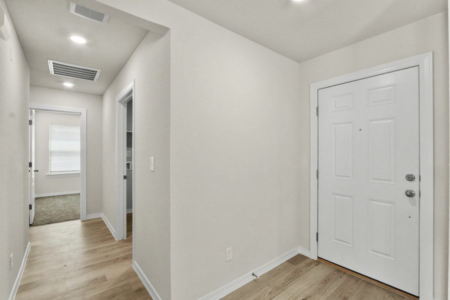 Furnished interior in a model home at Rancho Desierto Bello in Horizon City (Image 9).