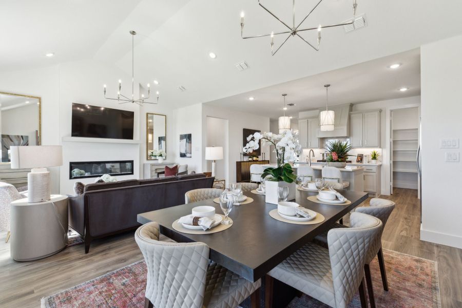 Furnished interior in a model home at Painted Tree Woodland West in McKinney (Image 49). Furnished interior in a model home at Painted Tree Woodland West in McKinney (Image 49).