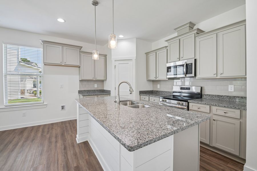 Furnished interior in a model home at Langston Place in Perry (Image 25). Furnished interior in a model home at Langston Place in Perry (Image 25).