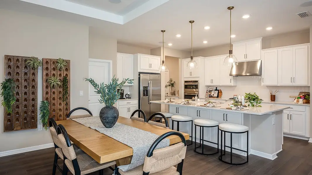 Furnished interior in a model home at Morris Bend in Tampa (Image 4).