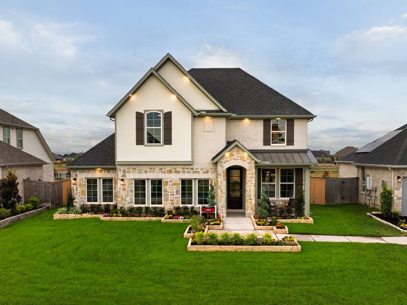 Front exterior of a home in the Arabella on the Prairie community, located in Richmond, TX (Image 4).