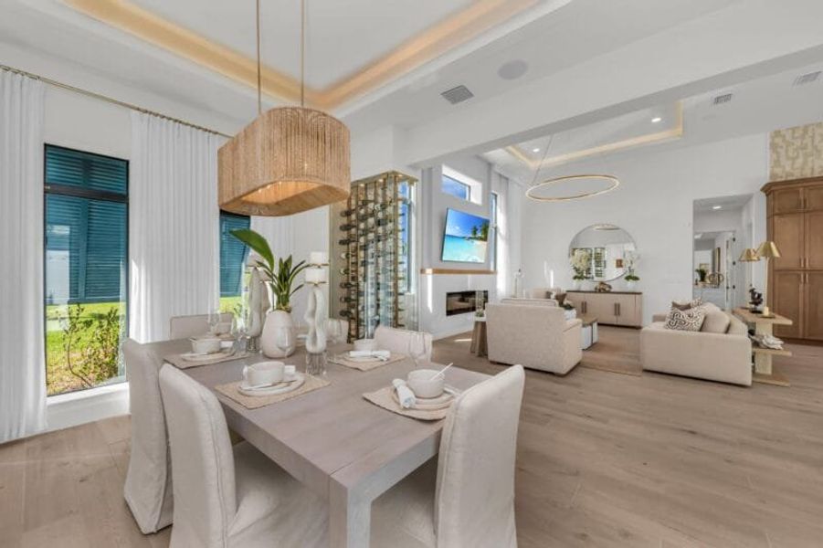 Furnished interior in a model home at Aqua in Bradenton (Image 67). Furnished interior in a model home at Aqua in Bradenton (Image 67).