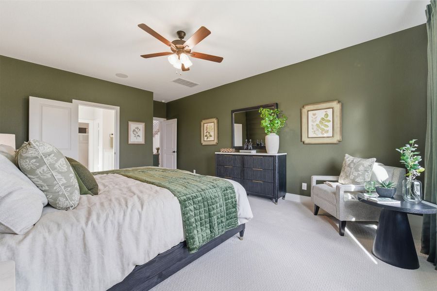 Furnished interior in a model home at Ashland in Angleton (Image 71).