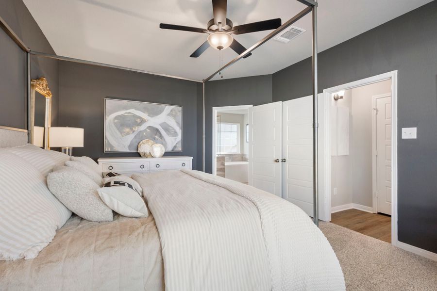 Furnished interior in a model home at Northgate in Temple (Image 26). Furnished interior in a model home at Northgate in Temple (Image 26).