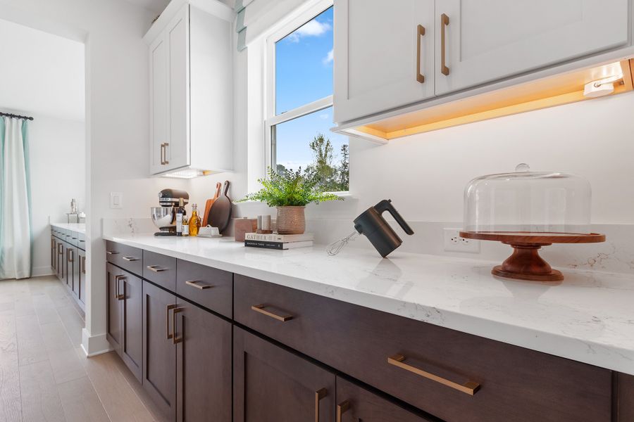 Furnished interior in a model home at Ellis in Marietta (Image 32).