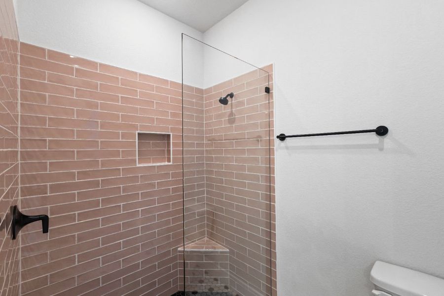 Furnished interior in a model home at Lola Creek Ranch in Boyd (Image 42).