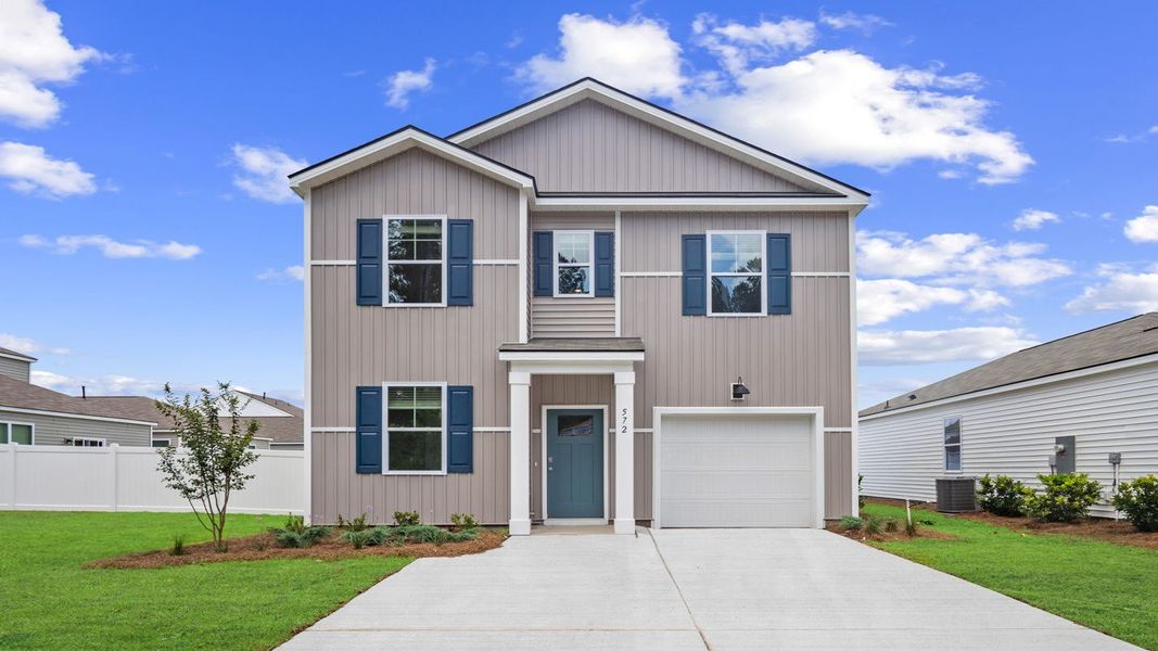 Front exterior of a home in the The Retreat at East Argent community, located in Ridgeland, SC (Image 26).