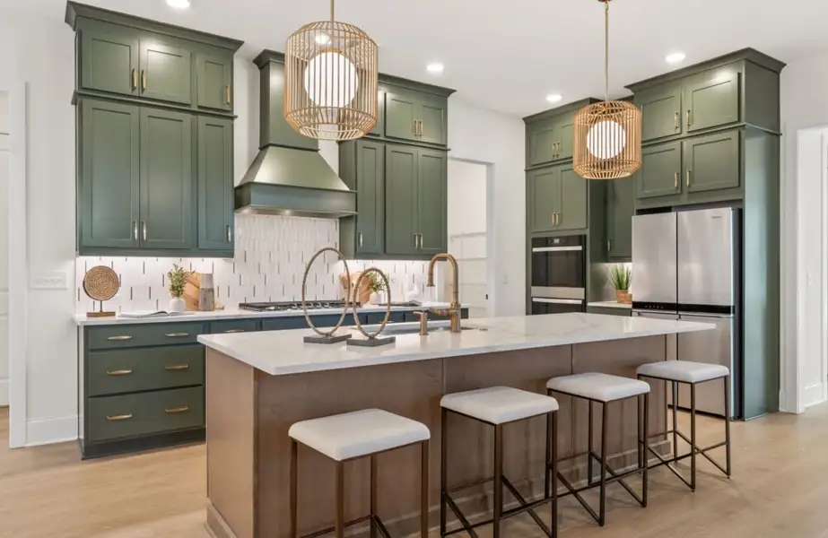 Furnished interior in a model home at The Reserve at Knollwood in Canton (Image 5).