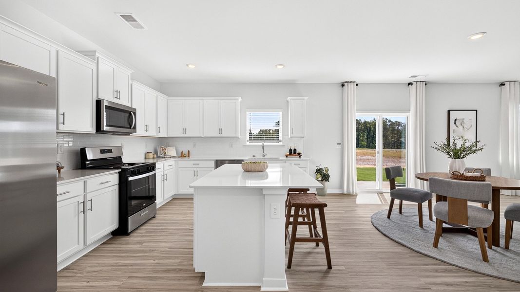 Furnished interior in a model home at Twinleaf Meadows in Monroe (Image 7).