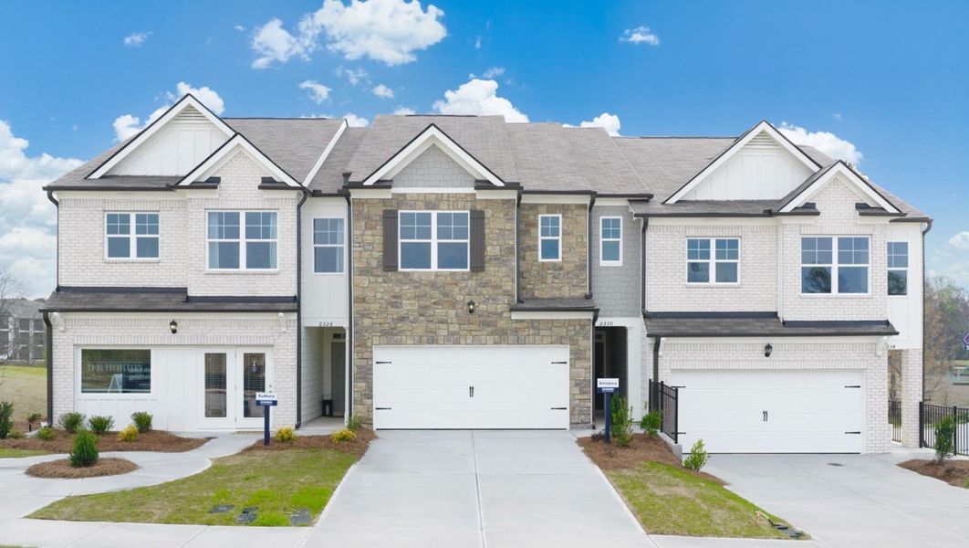 Front exterior of a home in the Carlton community, located in Douglasville, GA (Image 4).