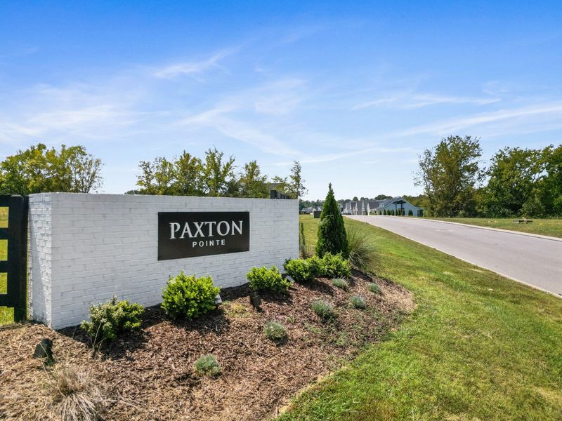 Entrance to the Paxton Pointe community in Hixson, TN, featuring signage and landscaping (Image 2).