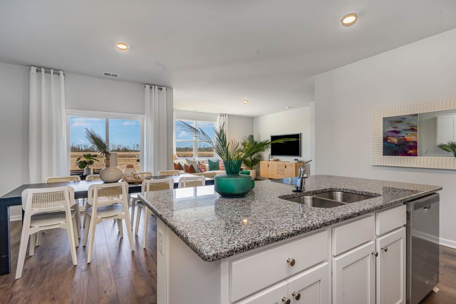 Furnished interior in a model home at Ridgefield in Conway (Image 11).