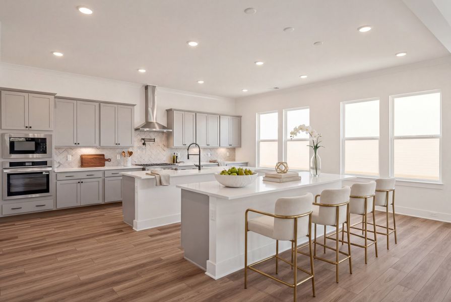 Furnished interior in a model home at Shelton Square in Murfreesboro (Image 7).