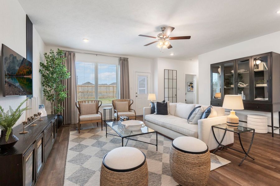 Furnished interior in a model home at Arrowhead Farms in Caldwell (Image 4).