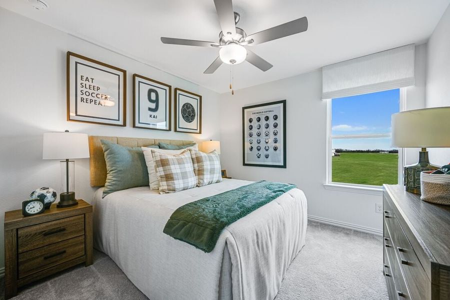 Furnished interior in a model home at Madero 50s in Fort Worth (Image 59).