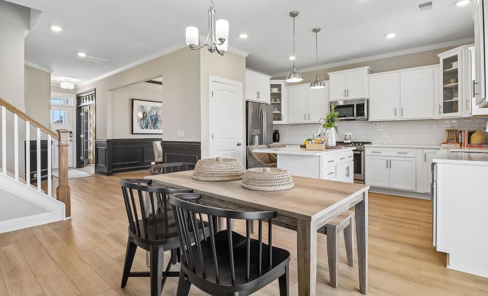 Furnished interior in a model home at Ashton Lakes in Lexington (Image 10).