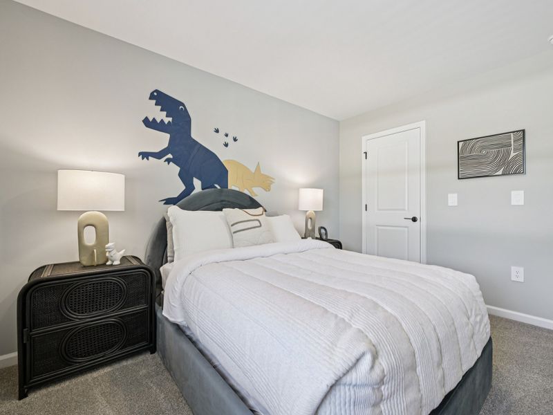 Furnished interior in a model home at Barrow Meadows in Zebulon (Image 25).