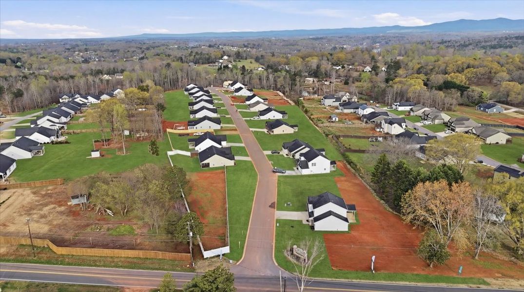 Aerial view of the Ballentine Ridge community in Lyman, SC, showing layout and nearby surroundings (Image 14).