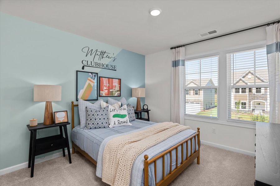 Furnished interior in a model home at Southbridge in Sumter (Image 37).