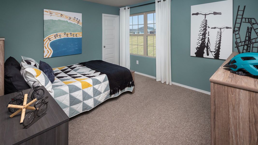 Hunters Ranch Model Home Secondary Bedroom