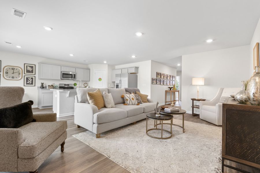 Furnished interior in a model home at Ashton Lakes in Lexington (Image 6).