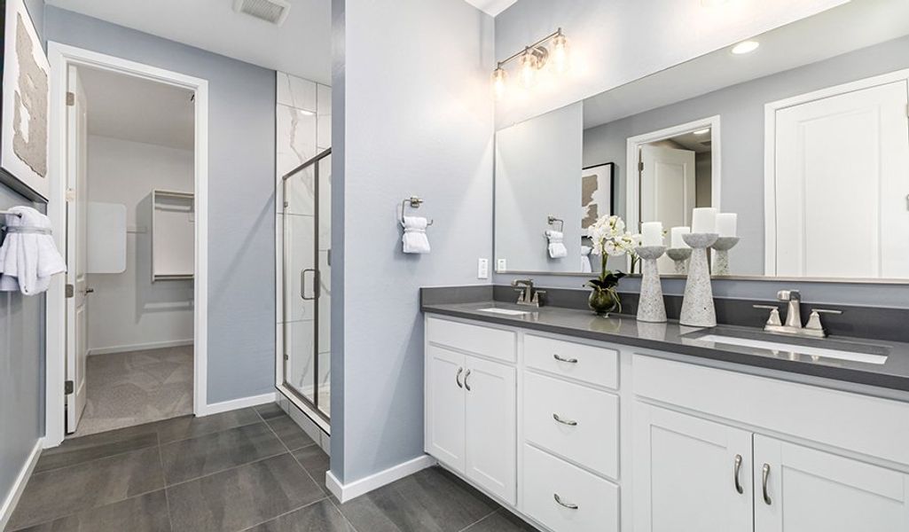 Furnished interior in a model home at Portfolio at White Tank Foothills in Waddell (Image 26).