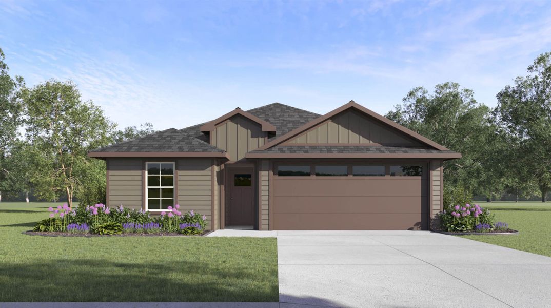 Front exterior of a home in the Waldron Estates community, located in Corpus Christi, TX (Image 8).