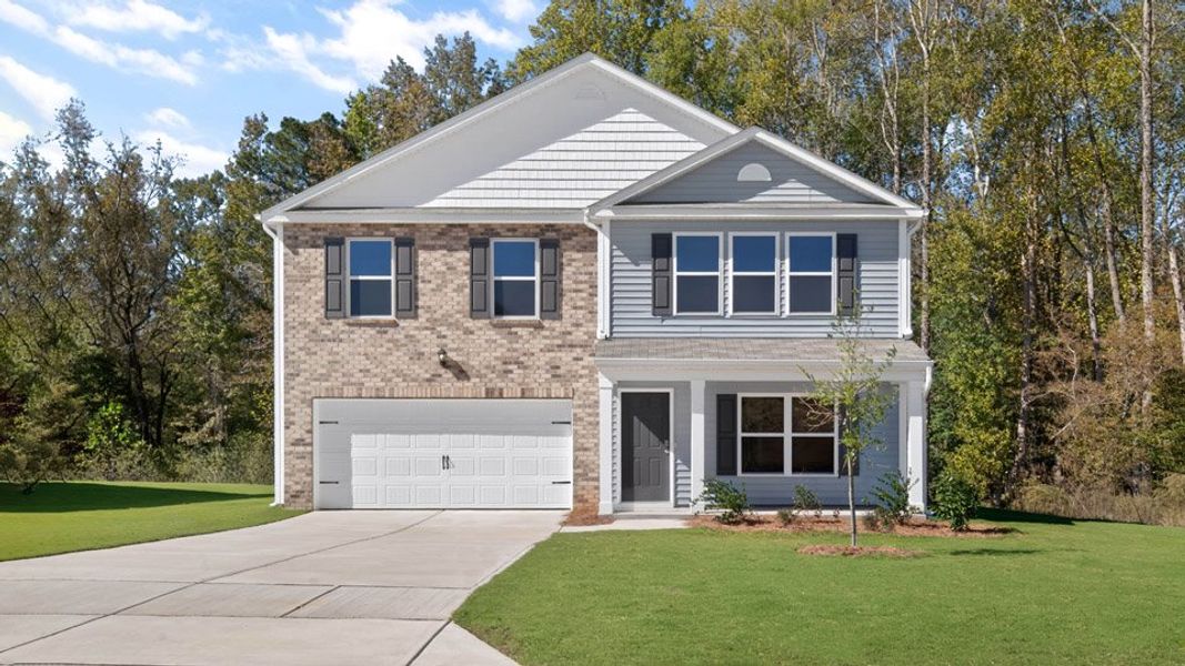 Front exterior of a home in the Olive Branch community, located in Clayton, NC (Image 8).