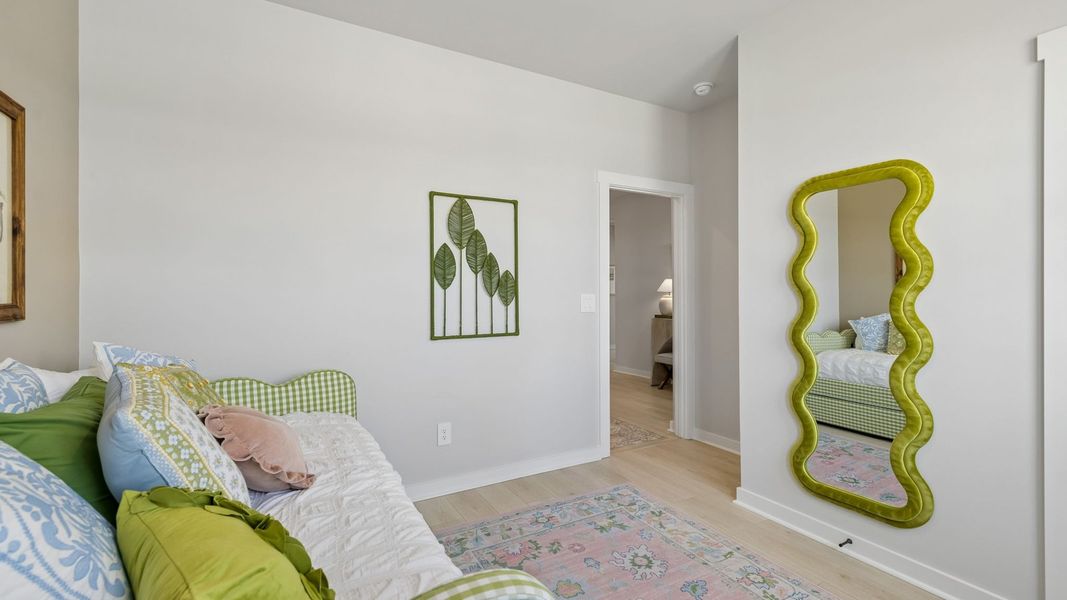 Furnished interior in a model home at Reserve at Hickory Ridge in Columbia (Image 56).