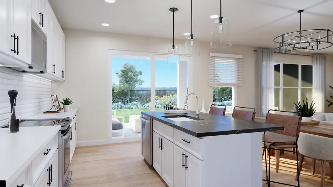 Furnished interior in a model home at Country Club Estates in Palm Bay (Image 3). Furnished interior in a model home at Country Club Estates in Palm Bay (Image 3).