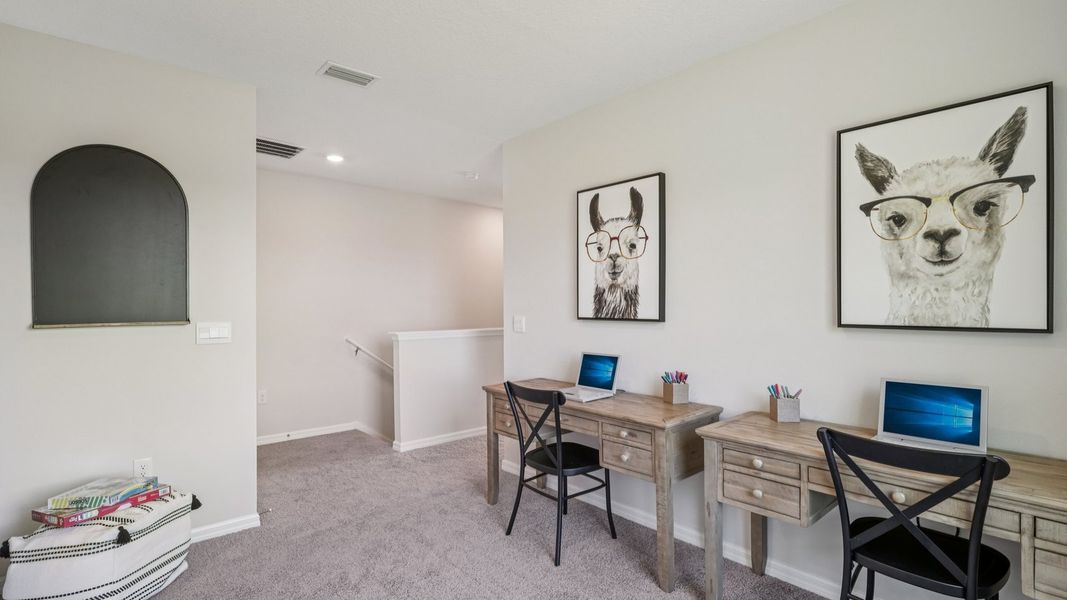 Furnished interior in a model home at Meadow Ridge at Epperson in Wesley Chapel (Image 26). Furnished interior in a model home at Meadow Ridge at Epperson in Wesley Chapel (Image 26).