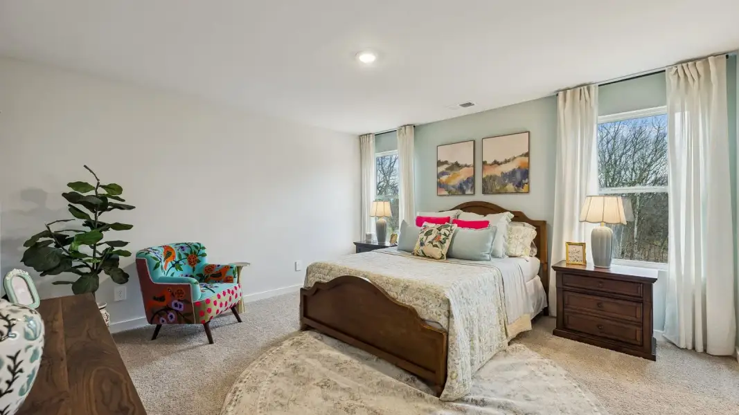 Furnished interior in a model home at Walnut Ridge in Lebanon (Image 60).