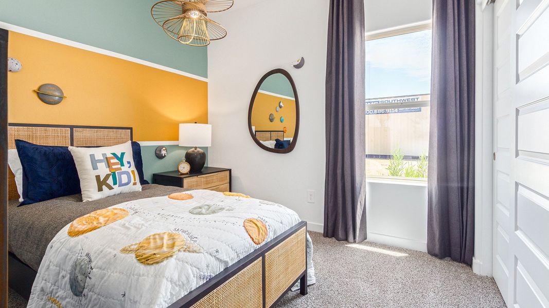 Furnished interior in a model home at Redford Estates in Tucson (Image 27).