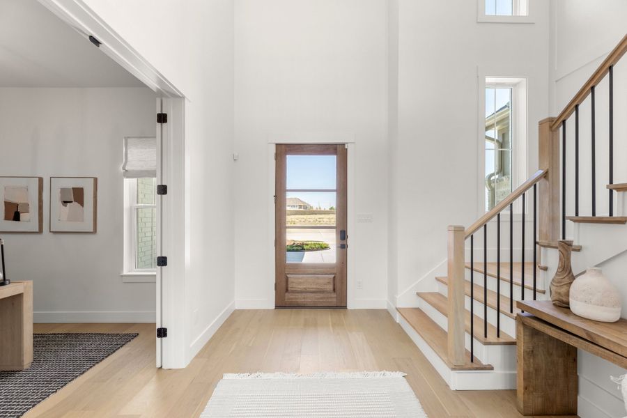 Furnished interior in a model home at Park Hills in Rockwall (Image 38). Furnished interior in a model home at Park Hills in Rockwall (Image 38).