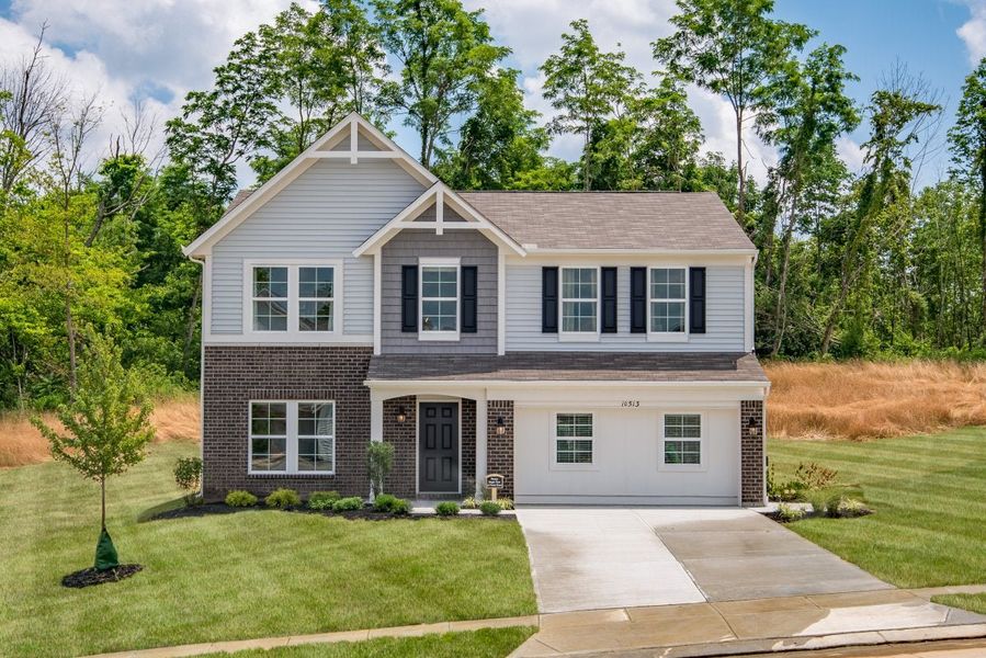 Front exterior of a home in the Sage Woods community, located in Dallas, GA (Image 12).