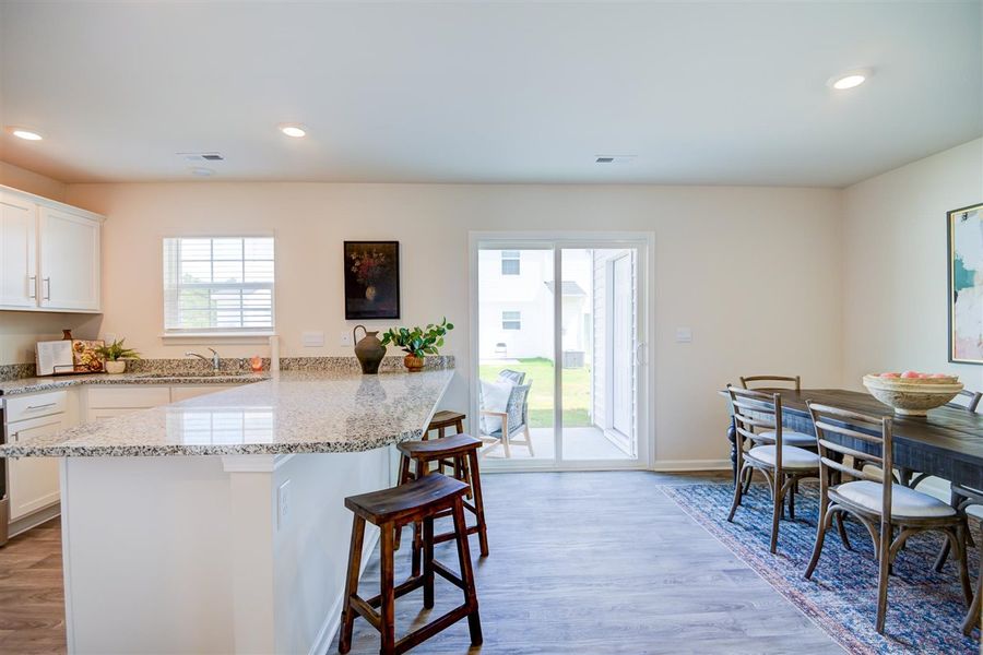 Furnished interior in a model home at Laurel Ridge in Greenville (Image 18).