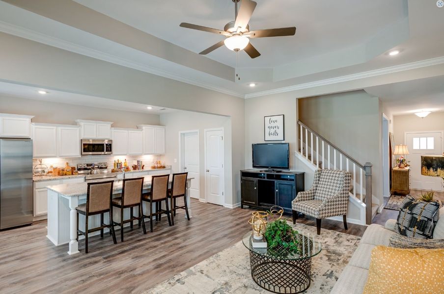 Woodruff Cove Model Kitchen and Living Room Woodruff Cove Model Kitchen and Living Room