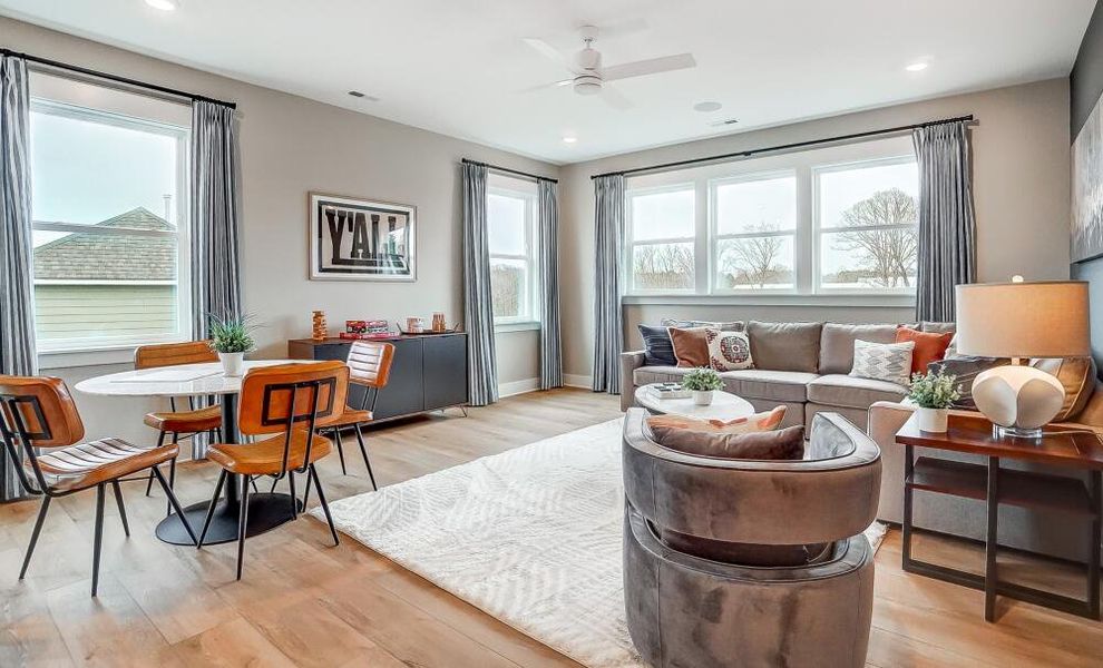 Furnished interior in a model home at The Fairways at Springlake in York (Image 8).
