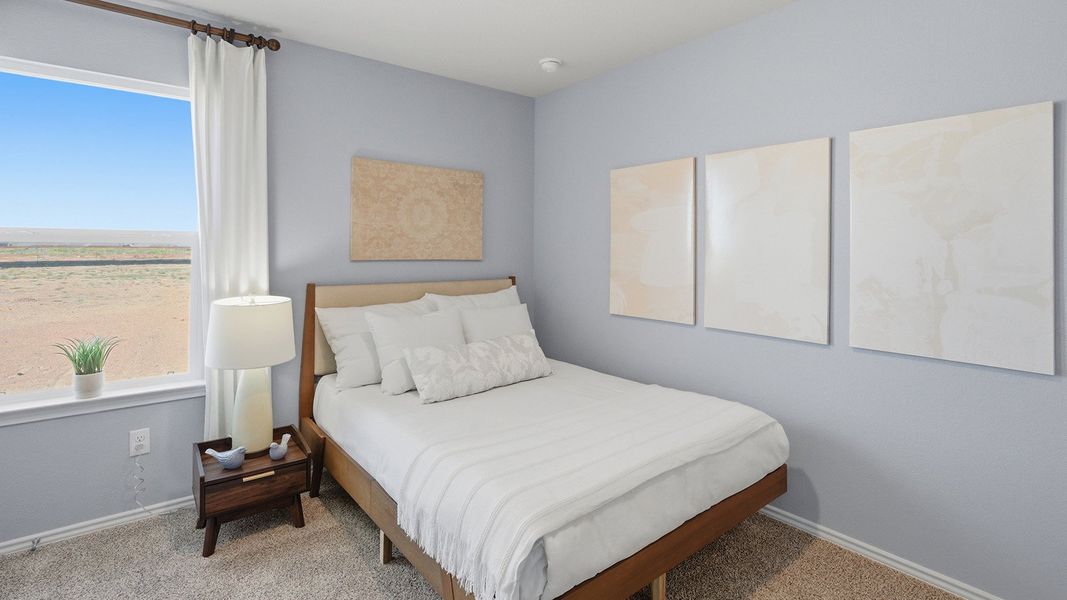 Furnished interior in a model home at Eagles Landing in Waco (Image 21).