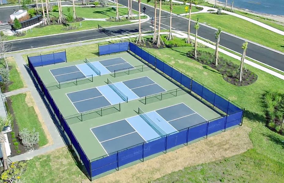 3 Pickleball Courts